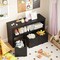 Multi-Purpose MDF Kids 3-Drawer Storage Cabinet with Wheels for Kids Room Living Room or Bedroom